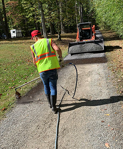 Tar Chip Paving