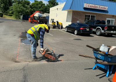 Parking lot patch repair Bensalem PA