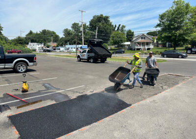 Parking lot patch repair Bensalem PA